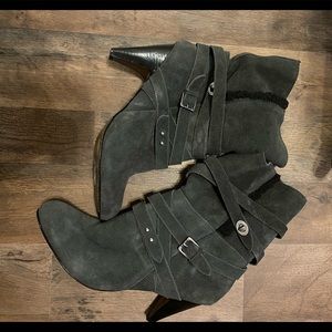 Grey Ankle boots